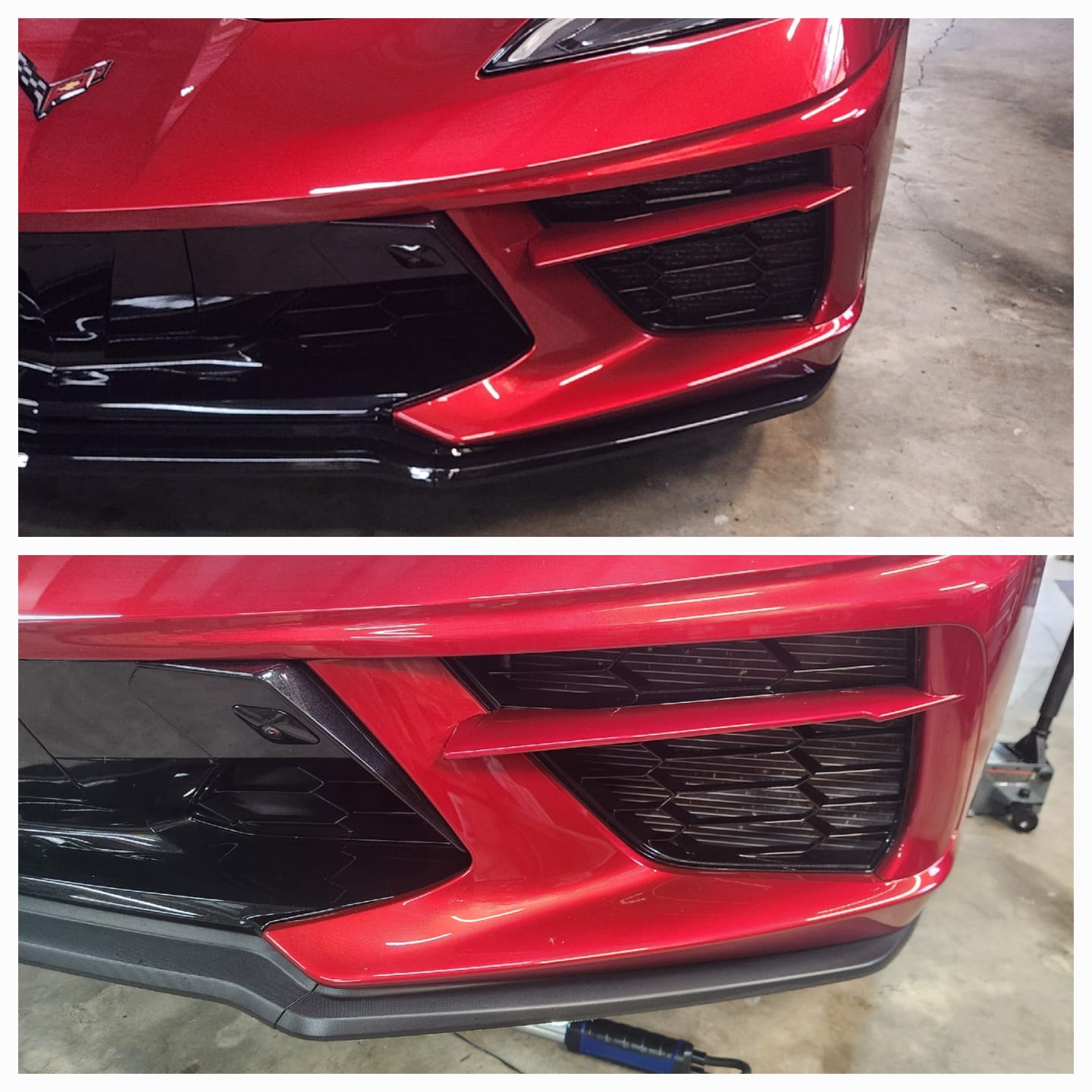 Customer photo review of Corvette C8 Stingray Front Splitter [Z51 Package]