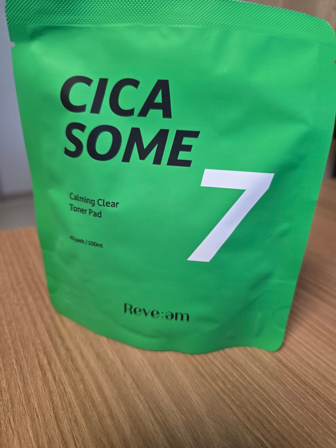 Customer photo review of Reve:am Cicasome Calming Clear Toner Pad 80 Pads