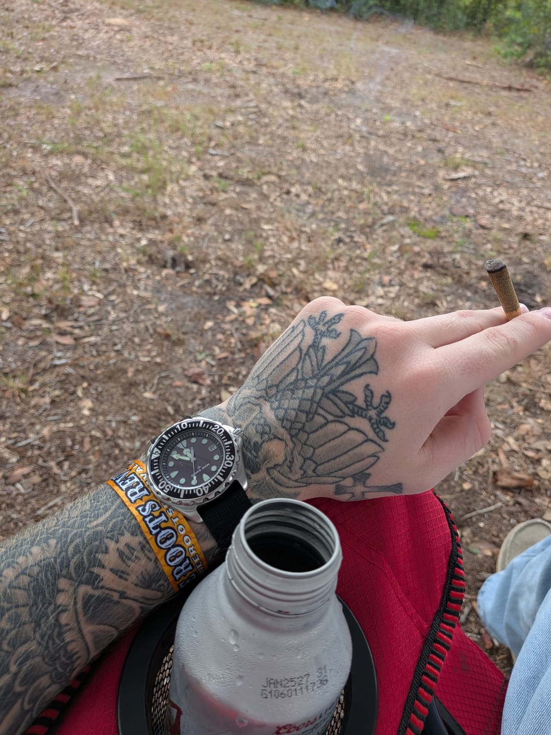 Customer photo review of Glomar Explorer - Hook And Loop Watch Strap