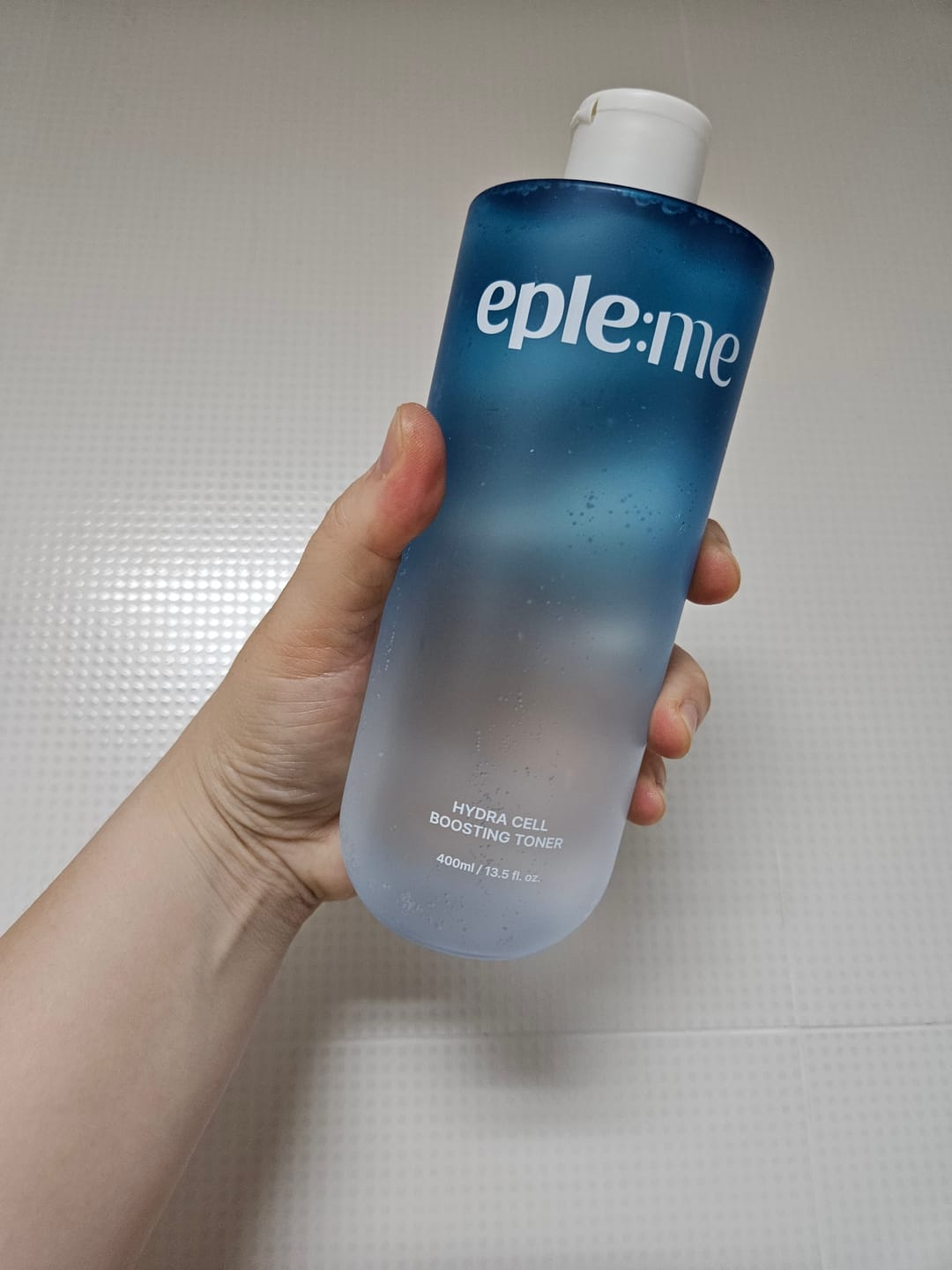 Customer photo review of eple:me Hydra Cell Boosting Toner 400ml