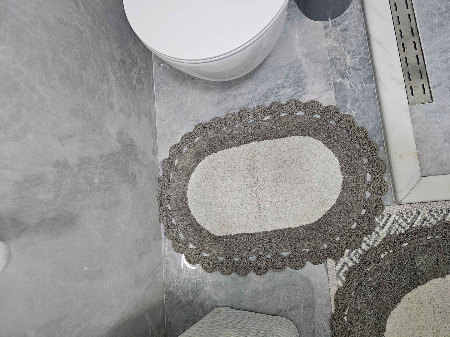 Customer photo review of Bianca 2’li Takım Banyo Paspası %100 Pamuk 40x60 + 60x90cm Kahverengi