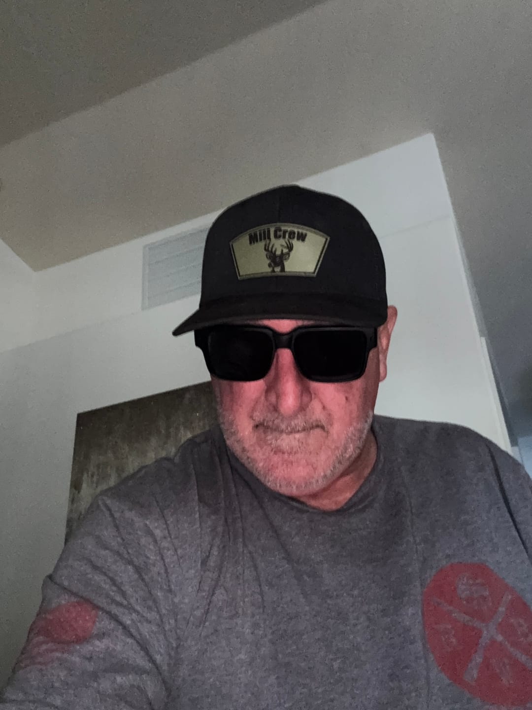 Customer photo review of Premium Custom Leather Patch Hats (Wholesale)