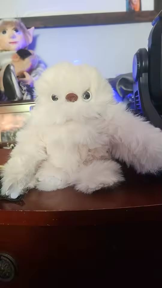 Customer photo review of Mirumi Interactive Robot Plush Bag Charm