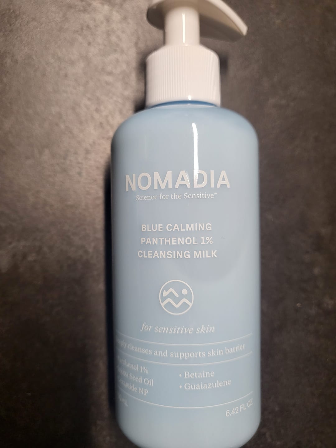 Customer photo review of Nomadia Blue Calming Panthenol 1% Cleansing Milk 190ml
