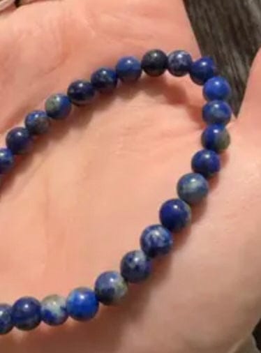 Customer photo review of Blue Lapis Lazuli Friendship Bracelet 4/6/8/10mm Beads | Crystal Healing Beaded Bracelets for Kids, Men, Women, Couples Bring Love Relationships Truth