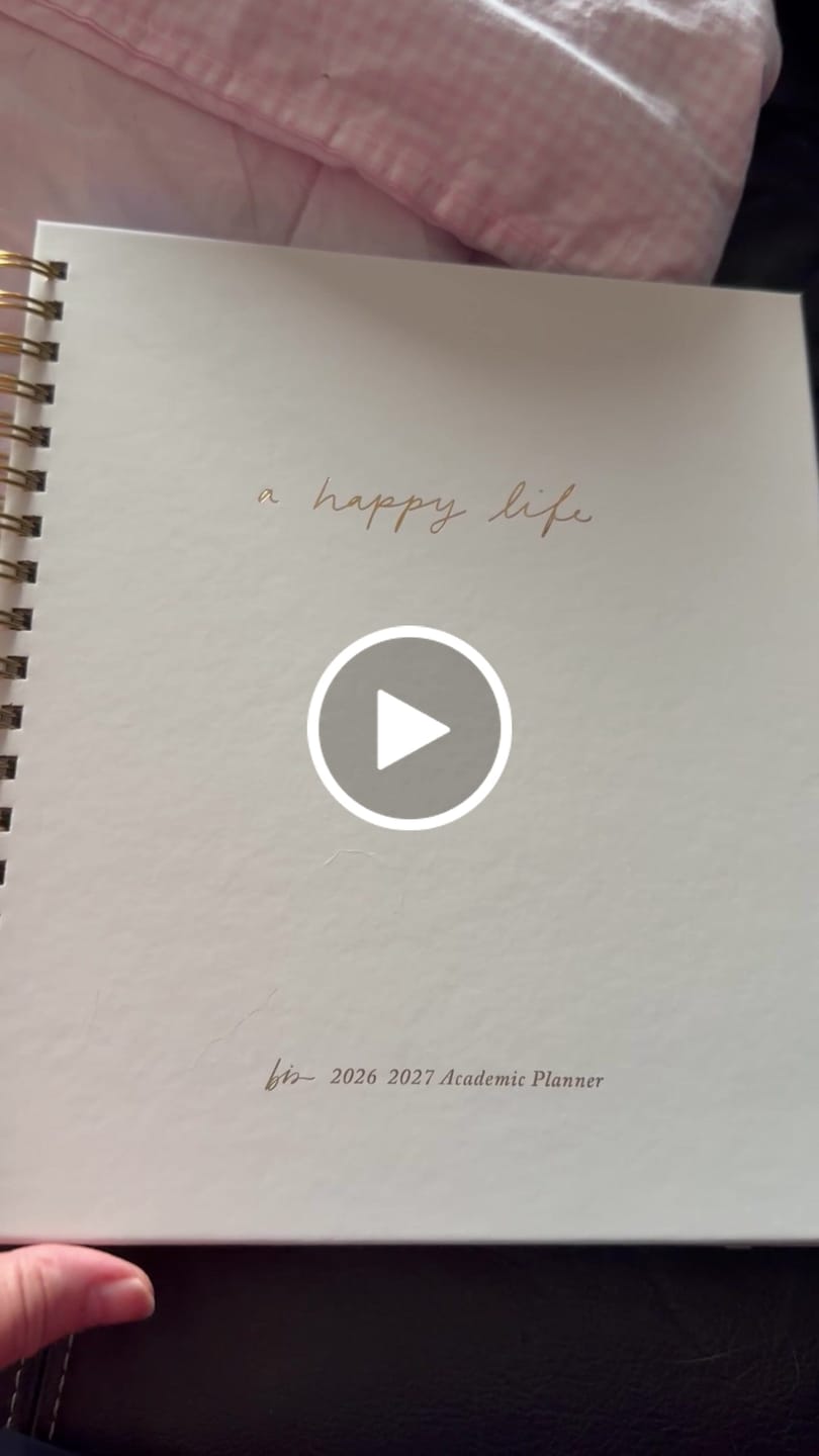 Customer video review of Catholic Academic Planner 2026–2027 | Big Layout