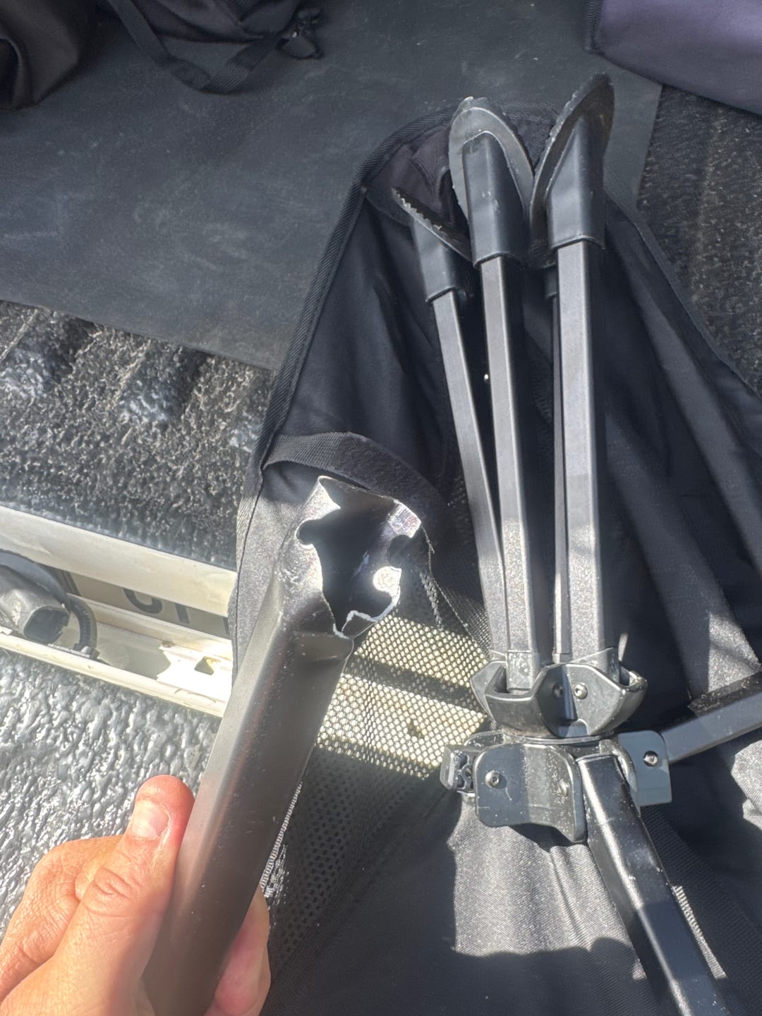 Customer photo review of Lumeo QuickFold 360 Camp Chair