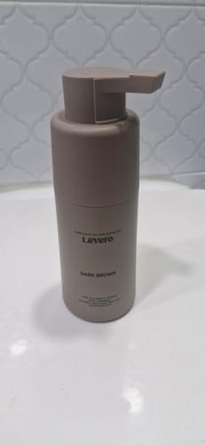 Customer photo review of Levero Coloring Shampoo — Grey Coverage in 5–10 Minutes, 300ml