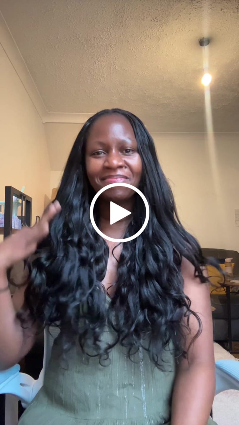 Customer video review of Miracle Knots Crochet Hair Body Wave