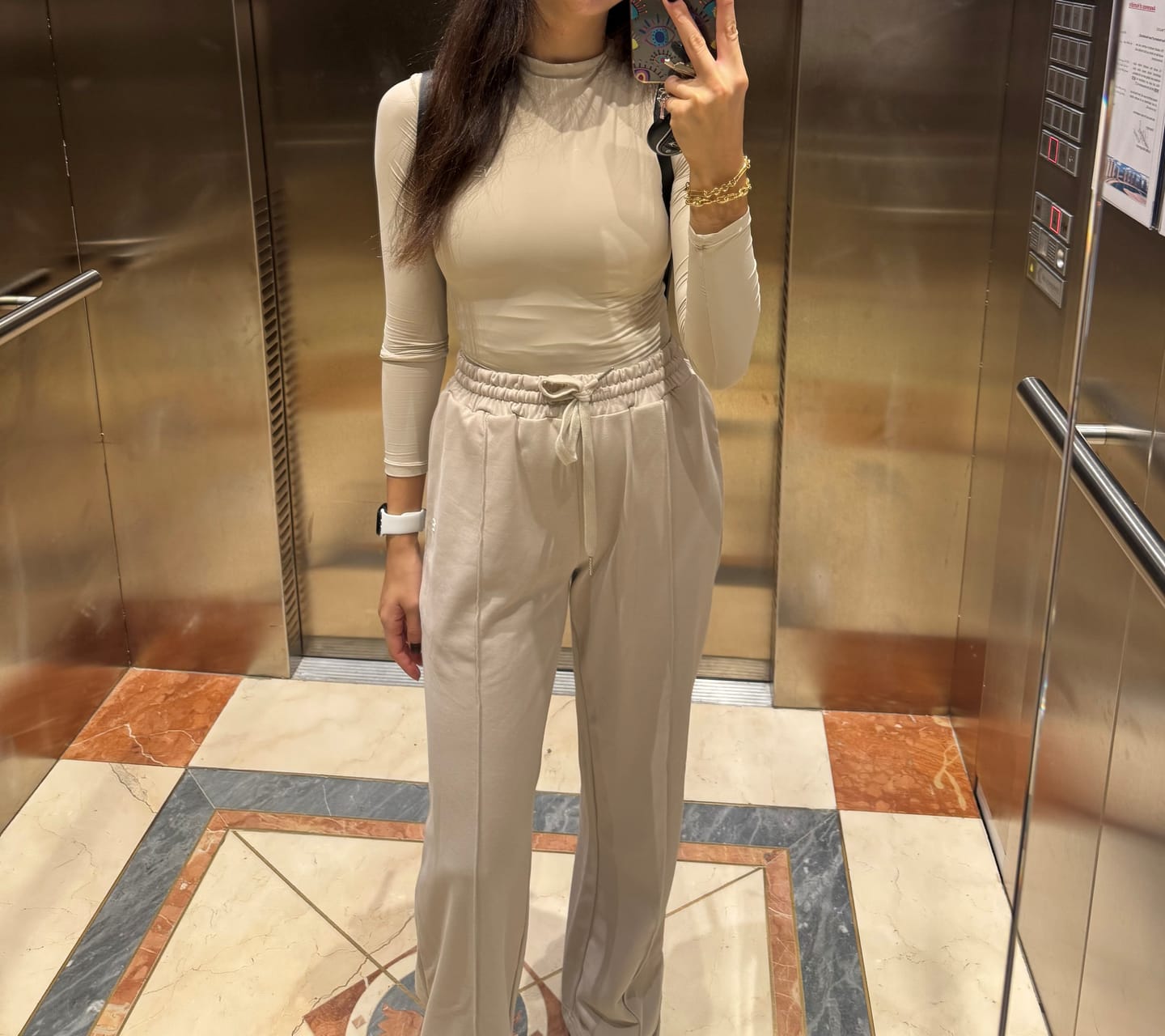 Customer photo review of Black Active Pants