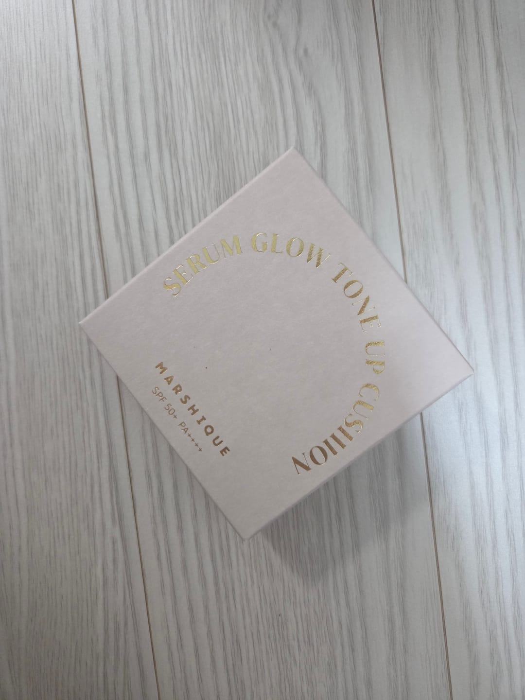 Customer photo review of MARSHIQUE Serum Glow Tone-up Sun Cushion SPF50+/PA++++ 12g