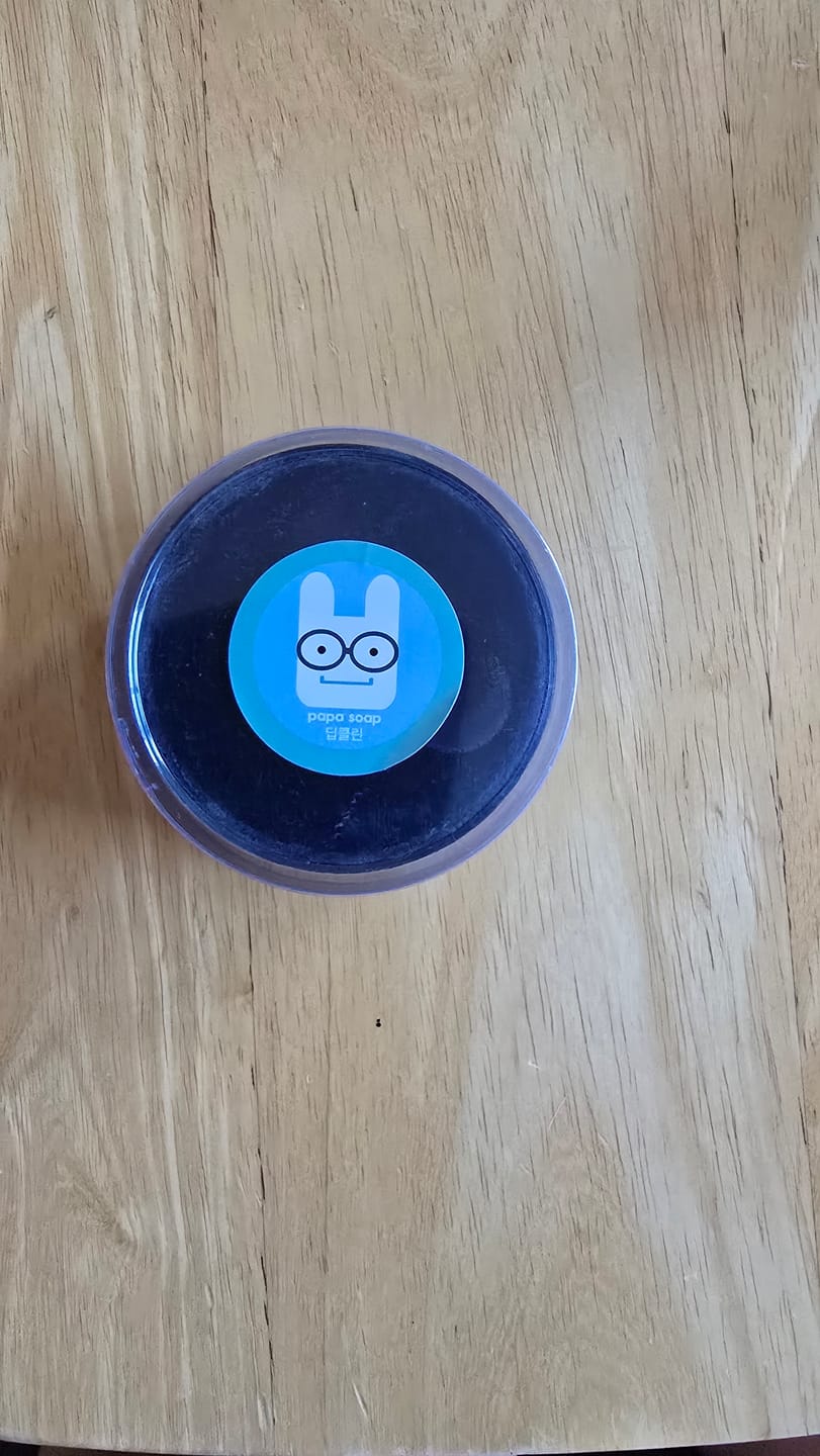 Customer photo review of papasoap Deep Clean Blemish-Care Bar 100g