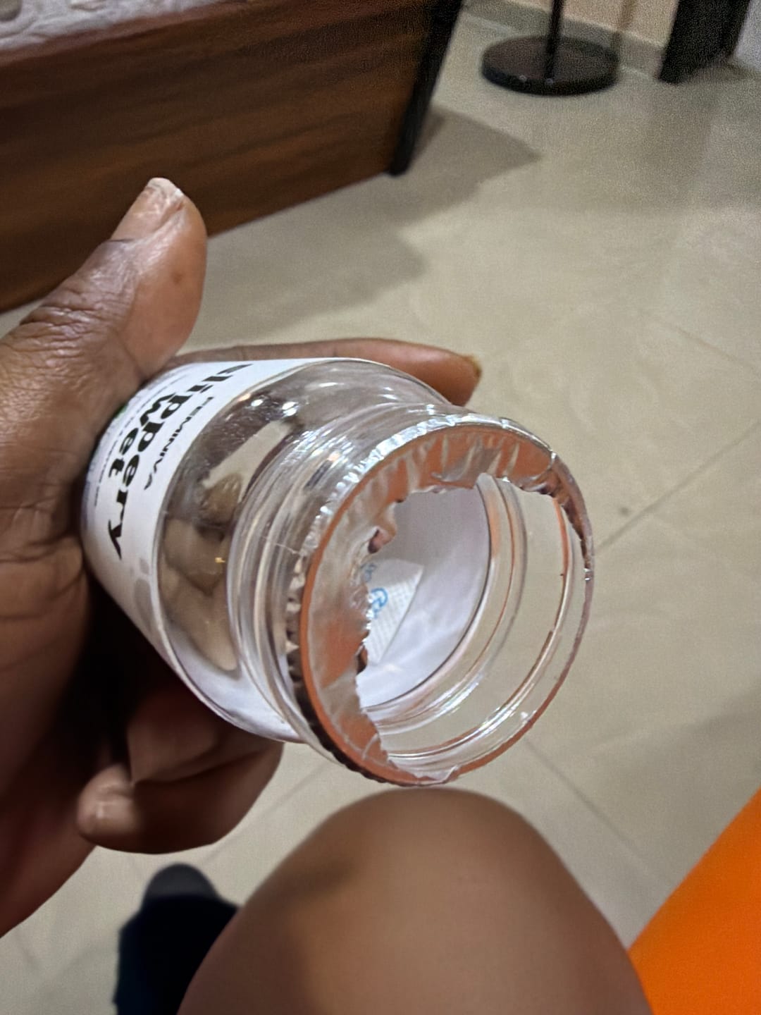 Customer photo review of SLIPPERY WET