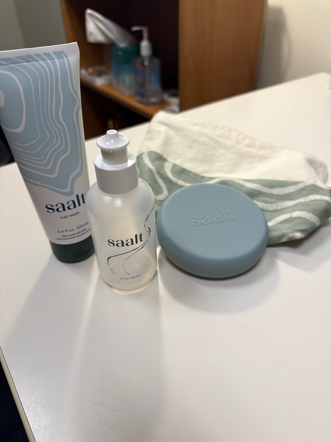 Customer photo review of Saalt Travel Kit