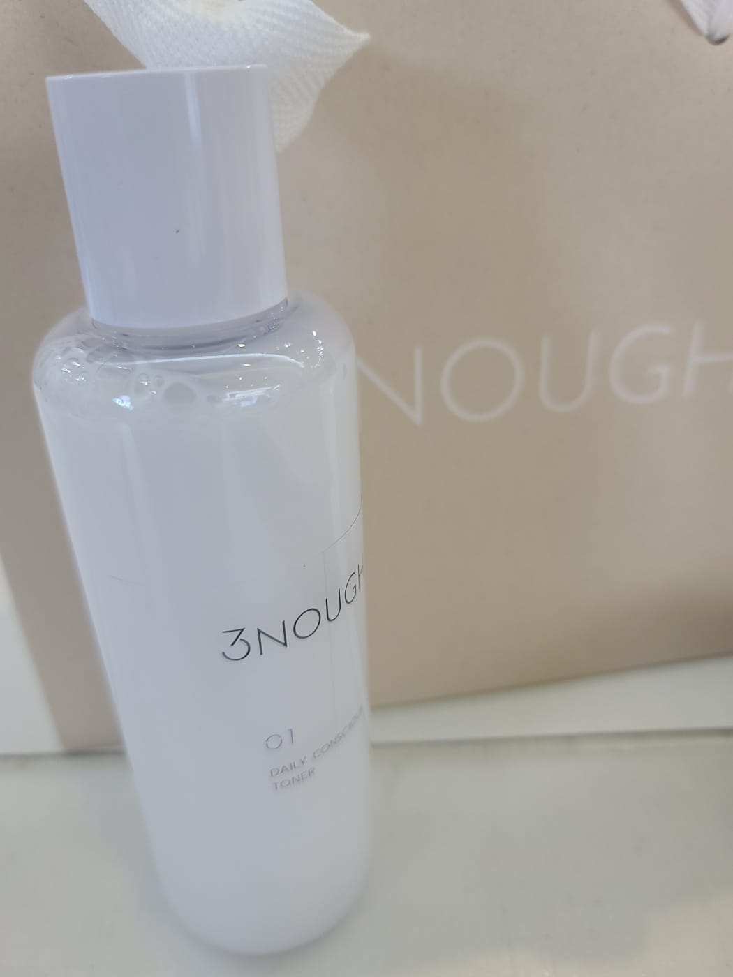 Customer photo review of 3NOUGH Daily Conscious Toner 155ml