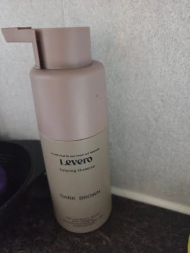 Customer photo review of Levero Coloring Shampoo — Grey Coverage in 5–10 Minutes, 300ml