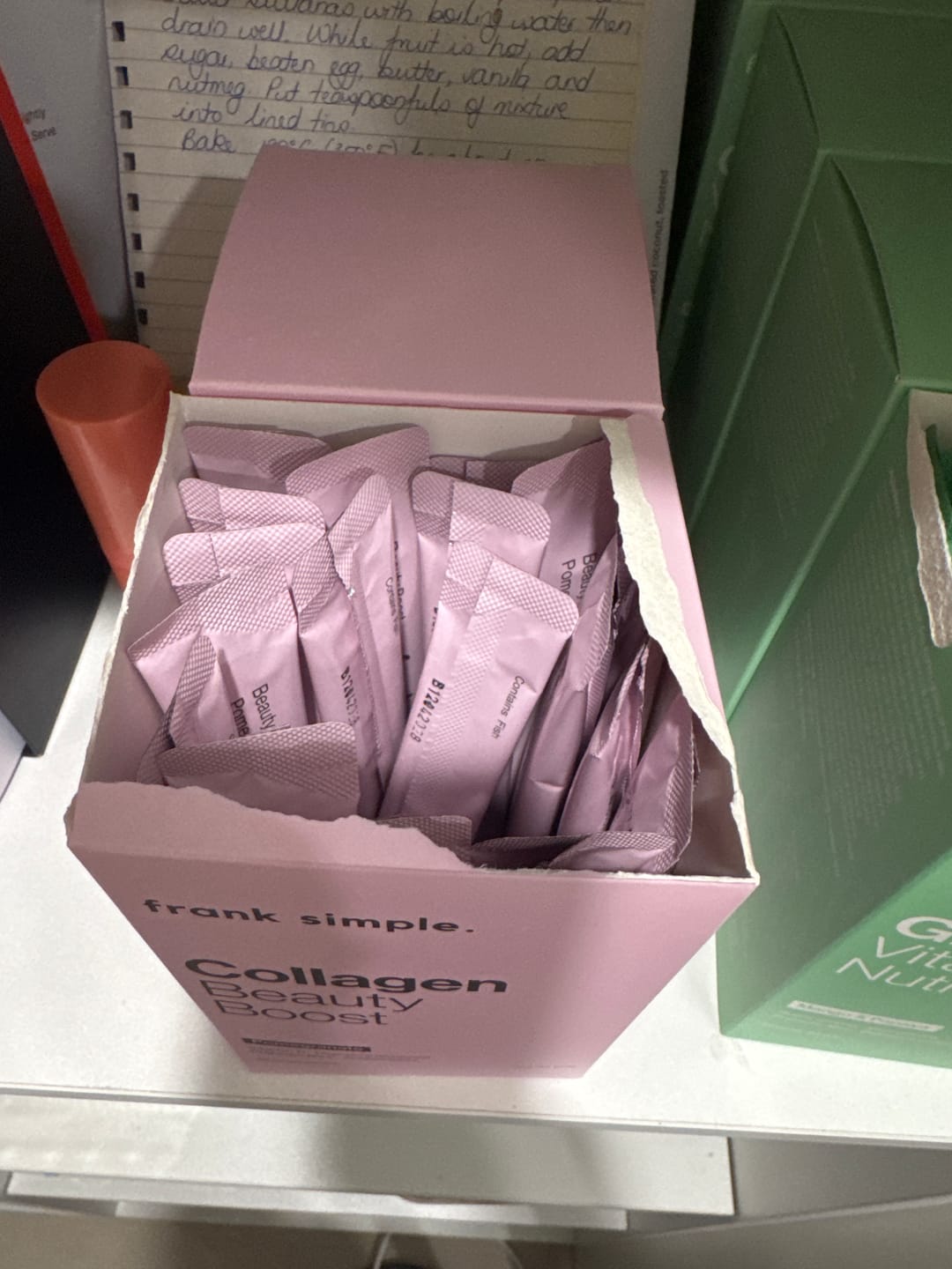 Customer photo review of Collagen Beauty Boost Sachets
