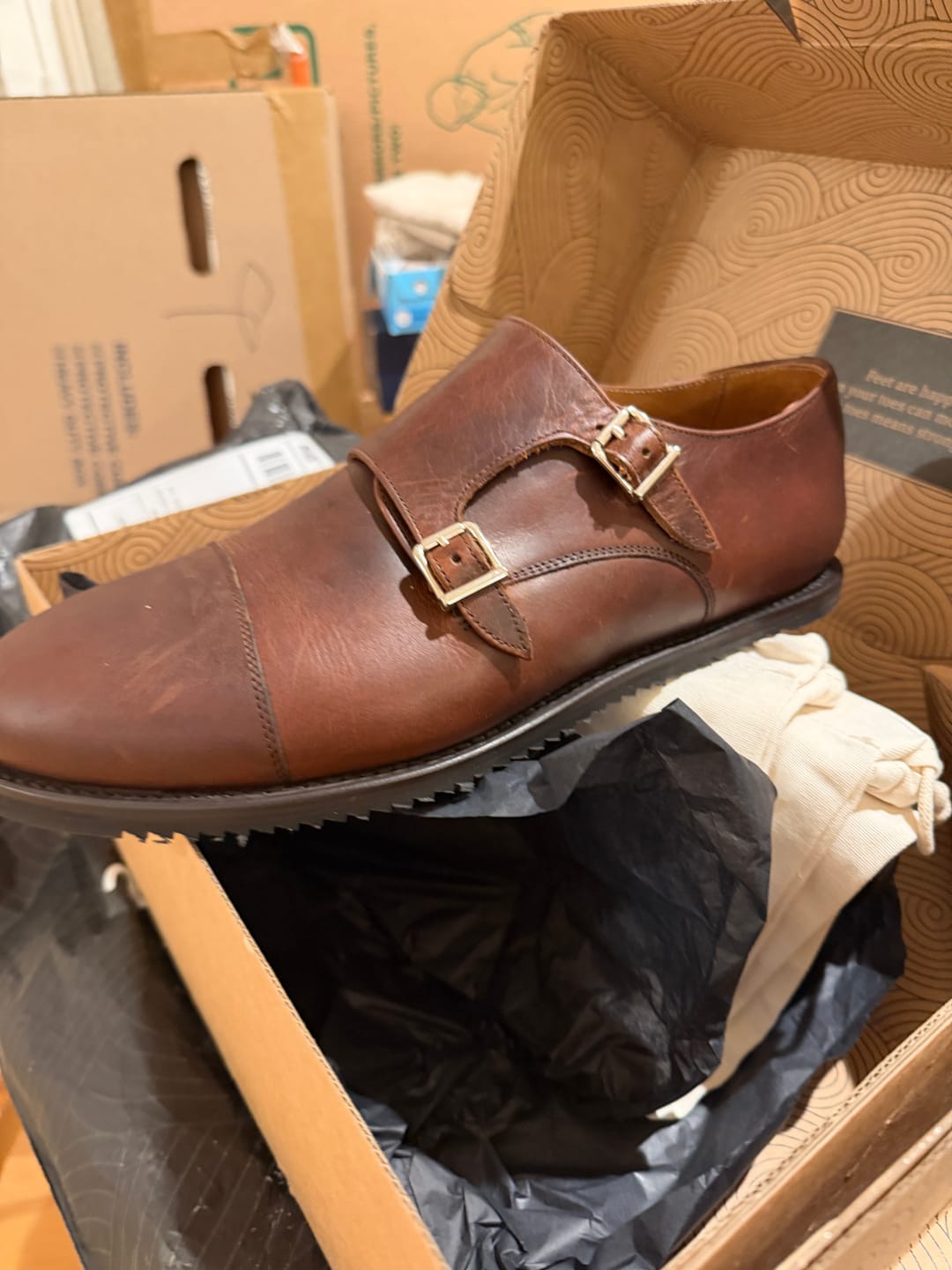 Customer photo review of Double Monkstrap