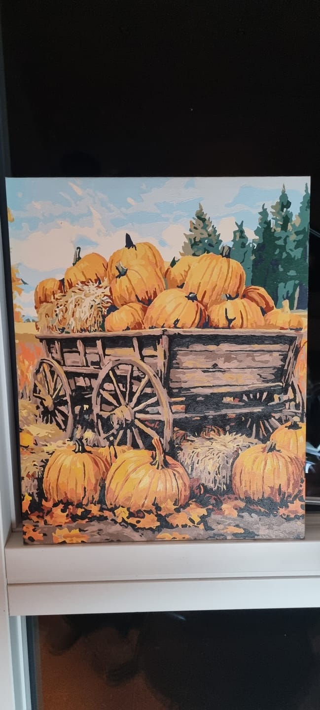 Customer photo review of Pumpkin Wagon