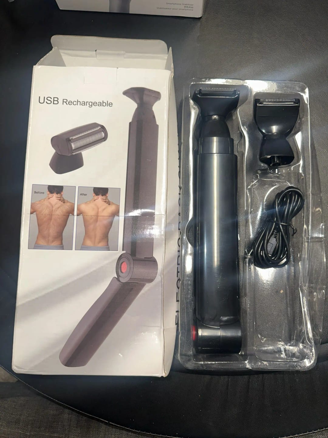 Customer photo review of ™AlphaShave- מכונת גילוח לגב