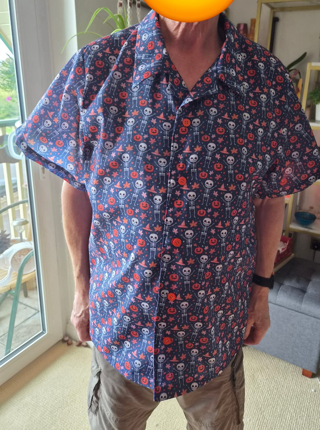 Customer photo review of Halloween Night Polycotton Fabric
