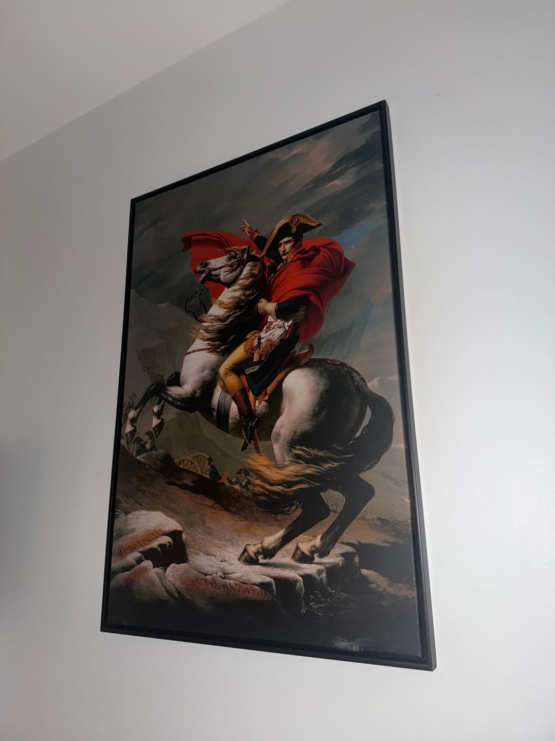 Customer photo review of Napoleon Crossing the Alps | Jacques-Louis David | 1801