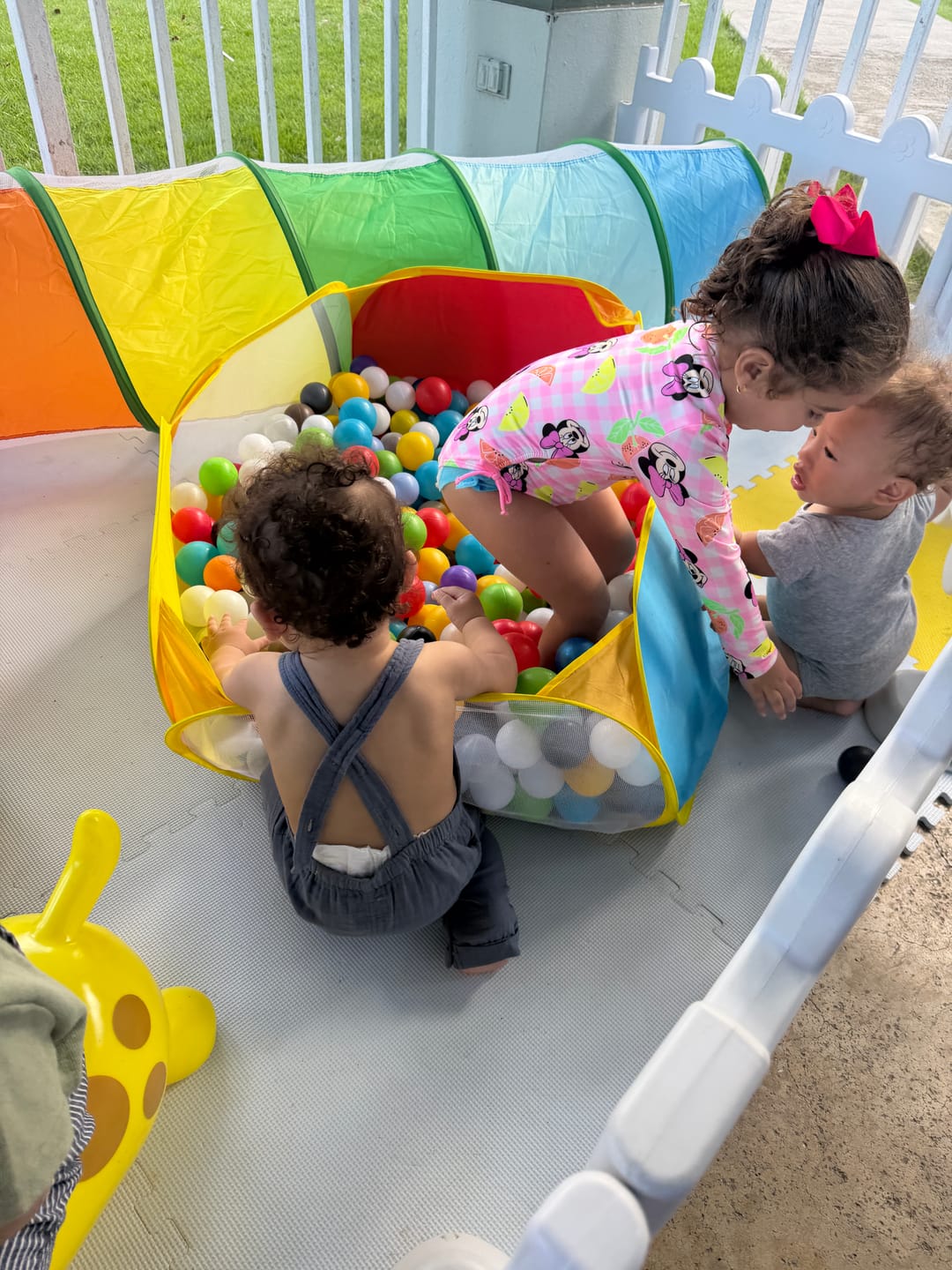 Customer photo review of Mini rainbow playground