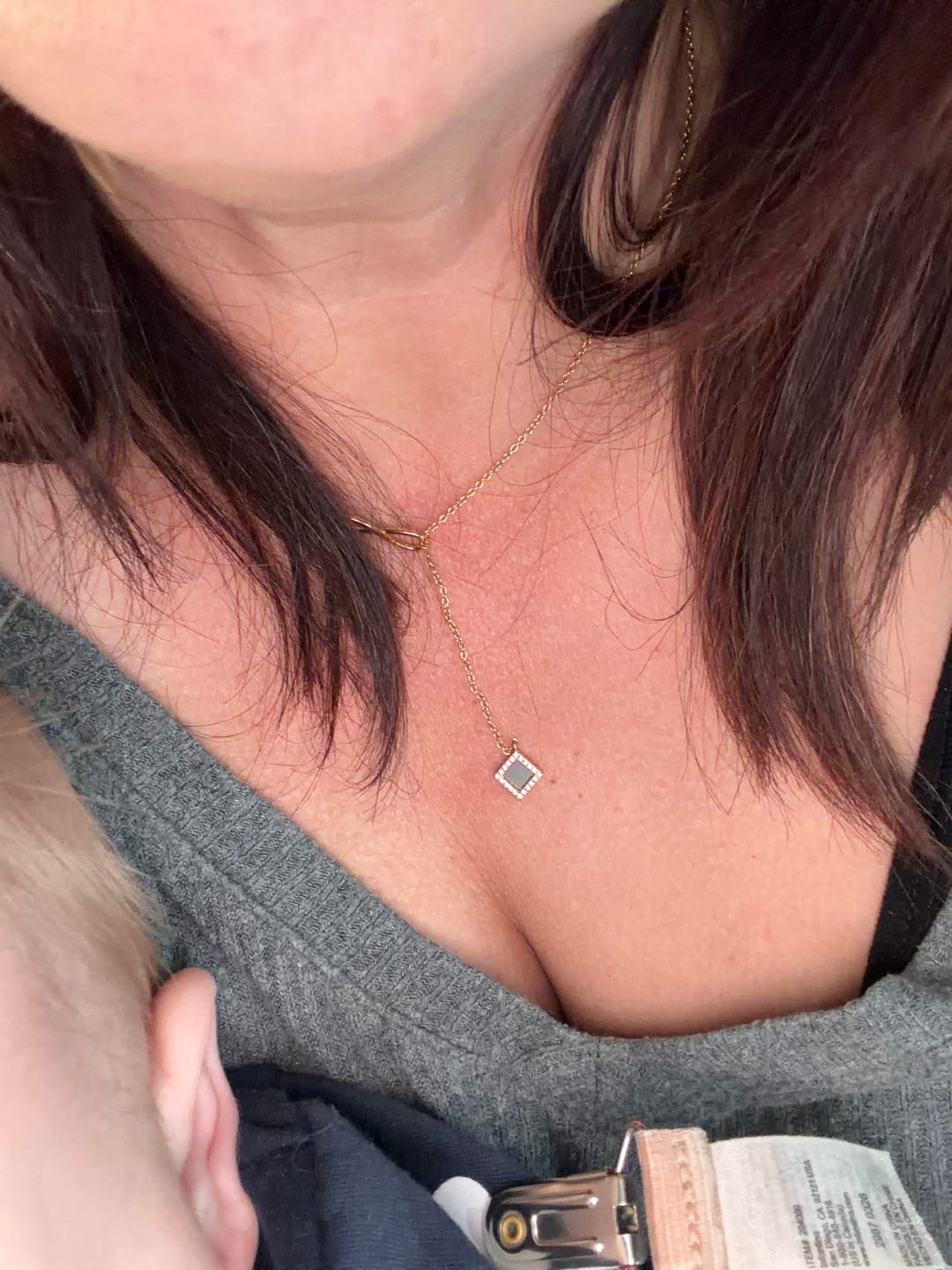 Customer photo review of Infinity Necklace