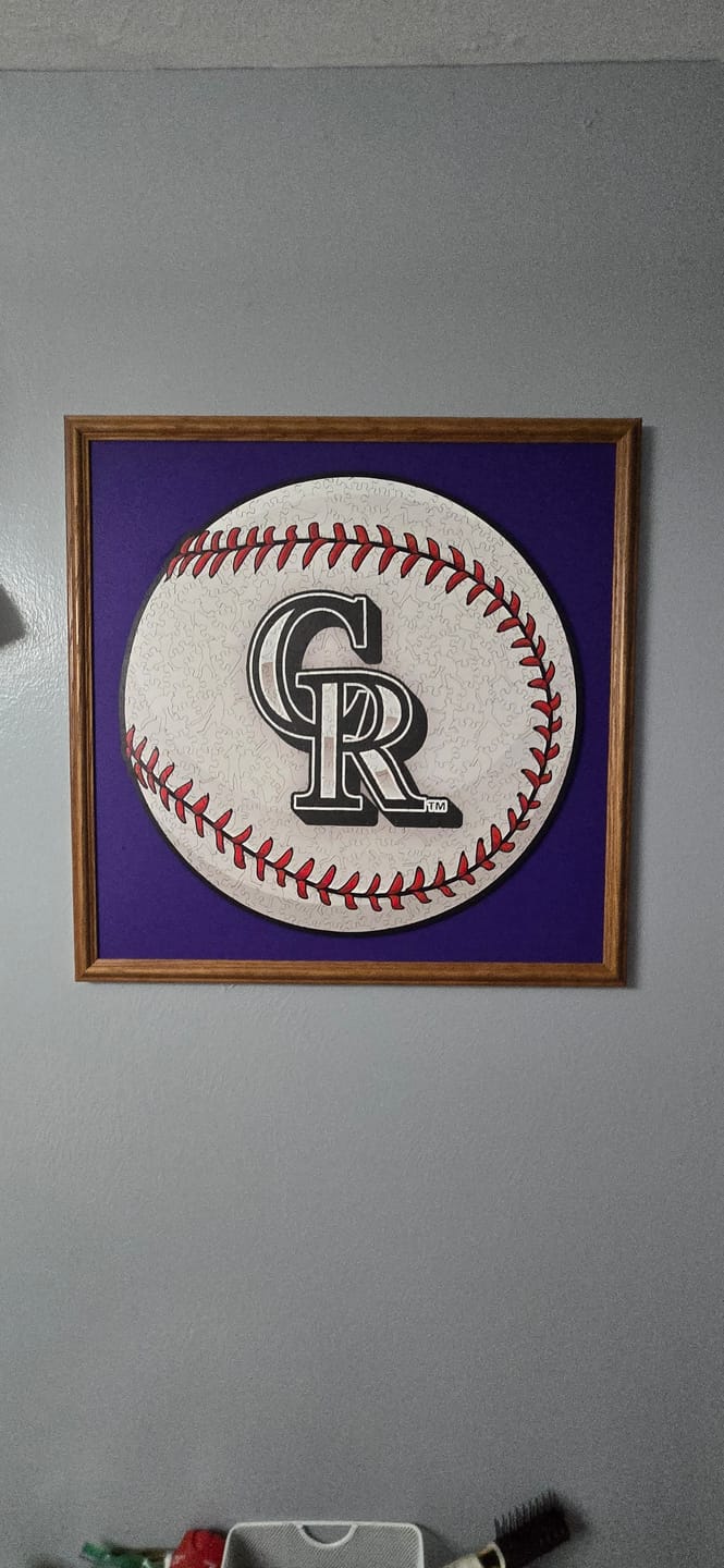 Customer photo review of Colorado Rockies™ Coors Field Wooden Puzzle