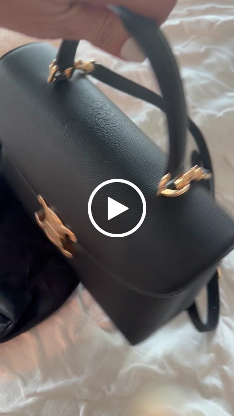 Customer video review of NINO TEEN MEDIUM 25 BAG IN BLACK SOLF CALFSKIN