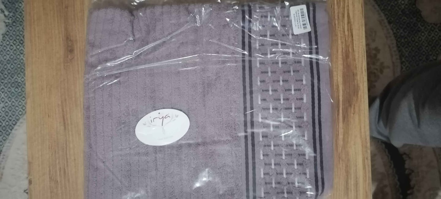 Customer photo review of Olwen Banyo Havlusu 90x150 cm Lila