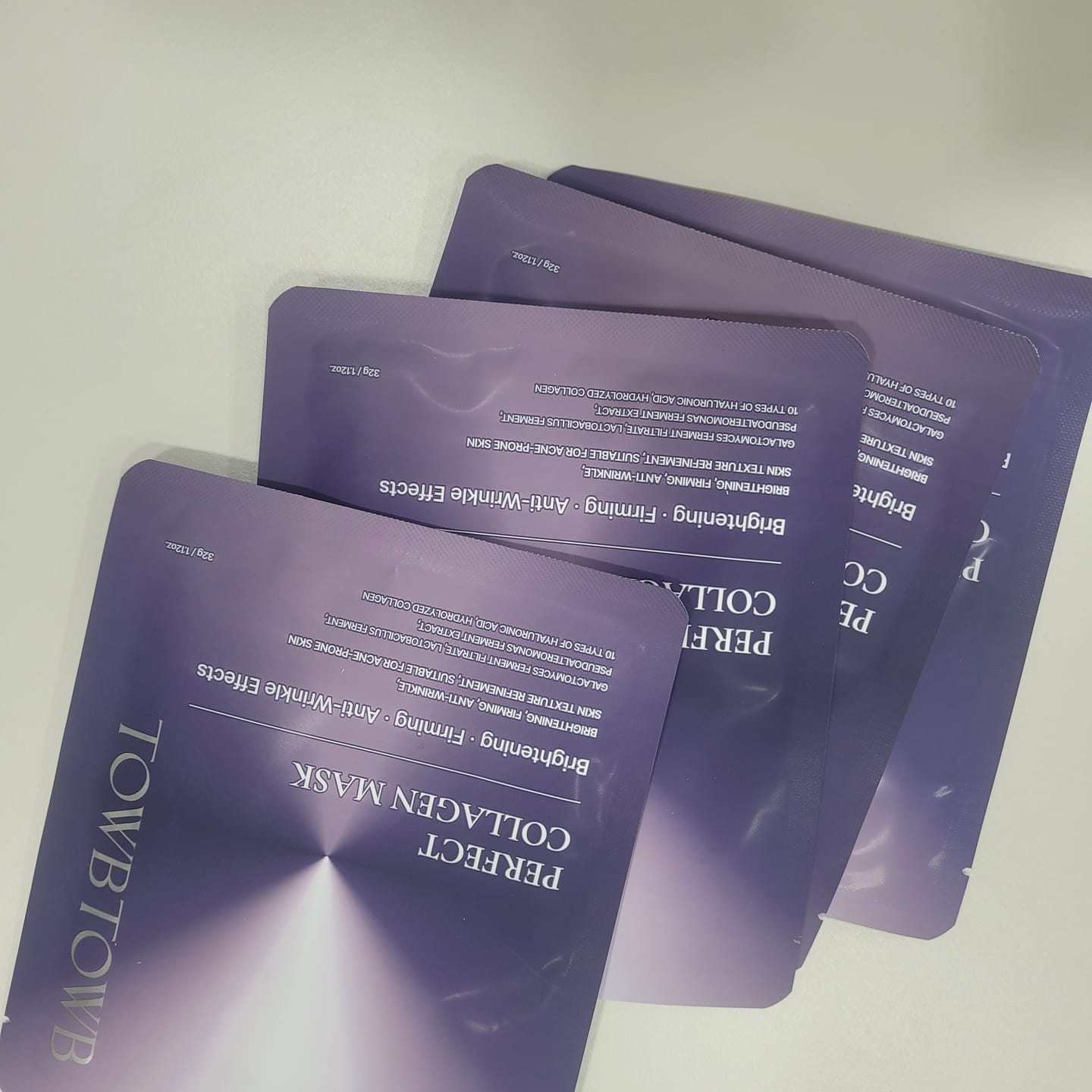 Customer photo review of TOWBTOWB Perfect Collagen Mask 32g