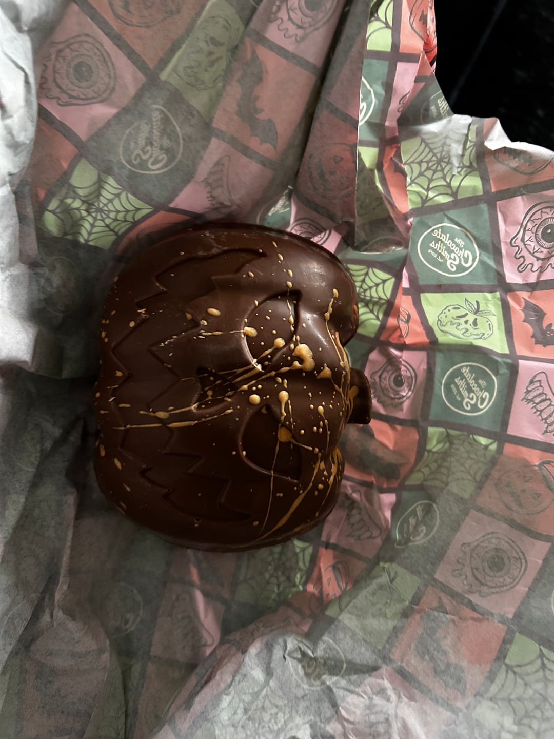 Customer photo review of S'mores Chocolate Pumpkin 550g