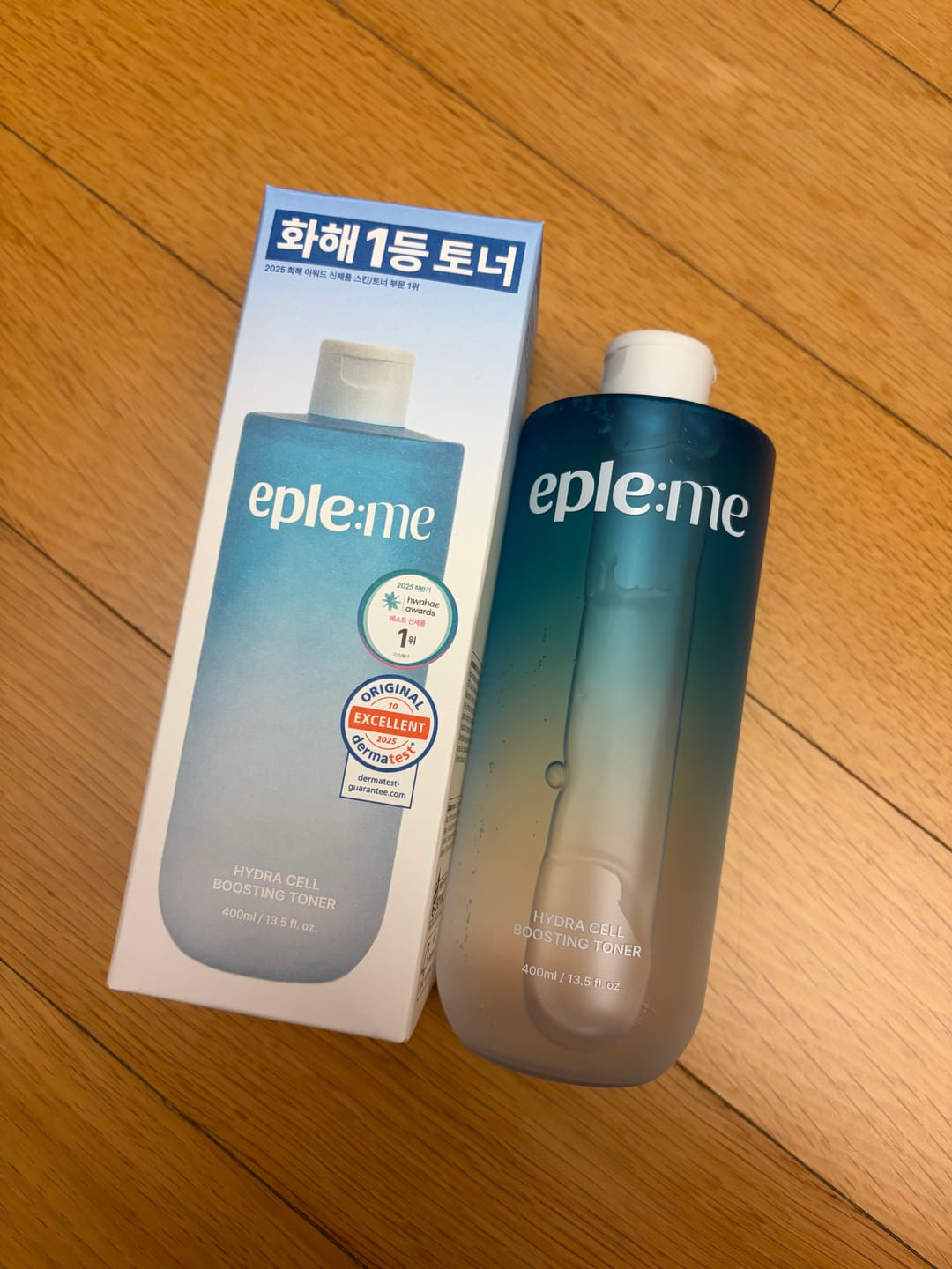 Customer photo review of eple:me Hydra Cell Boosting Toner 400ml