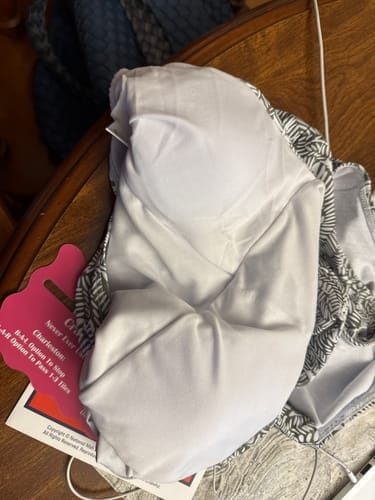 Customer photo review of Emoswim - Ruched Front Leaf Print One Piece Swimsuit
