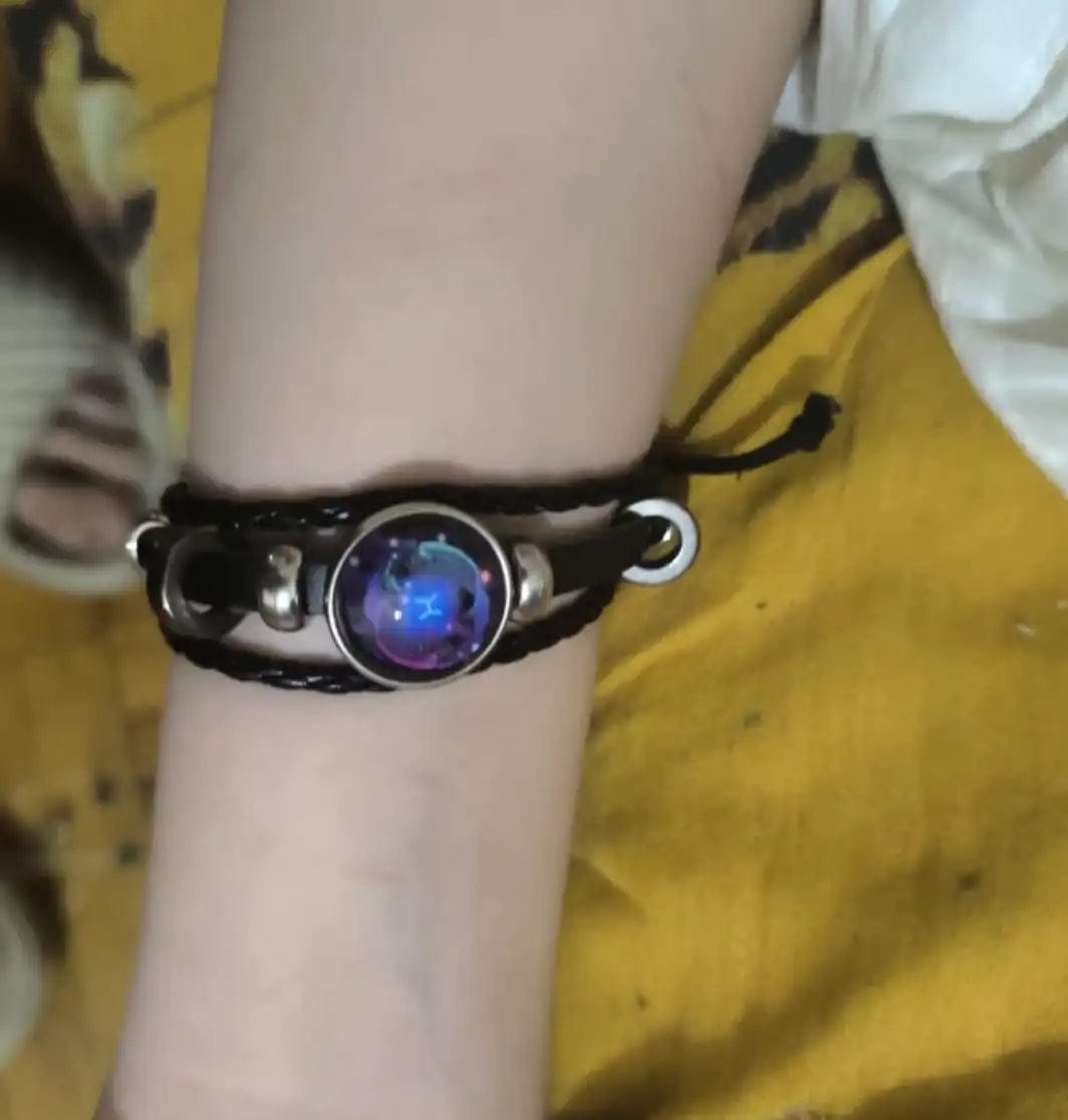 Customer photo review of 12 Zodiac Constellation Adjustable Braided Bracelet