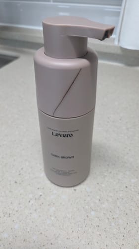 Customer photo review of Levero Coloring Shampoo — Grey Coverage in 5–10 Minutes, 300ml