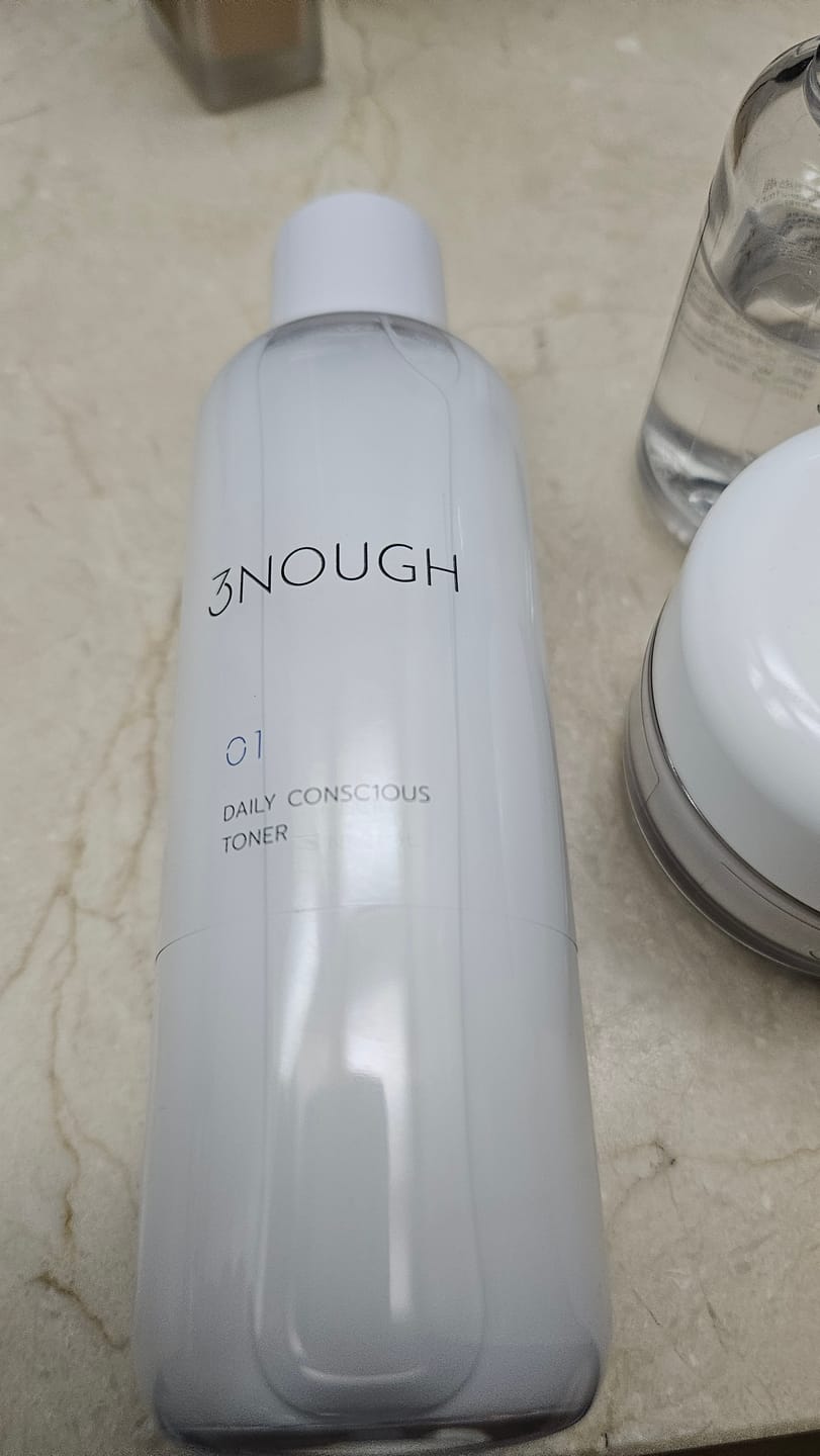 Customer photo review of 3NOUGH Daily Conscious Toner 155ml