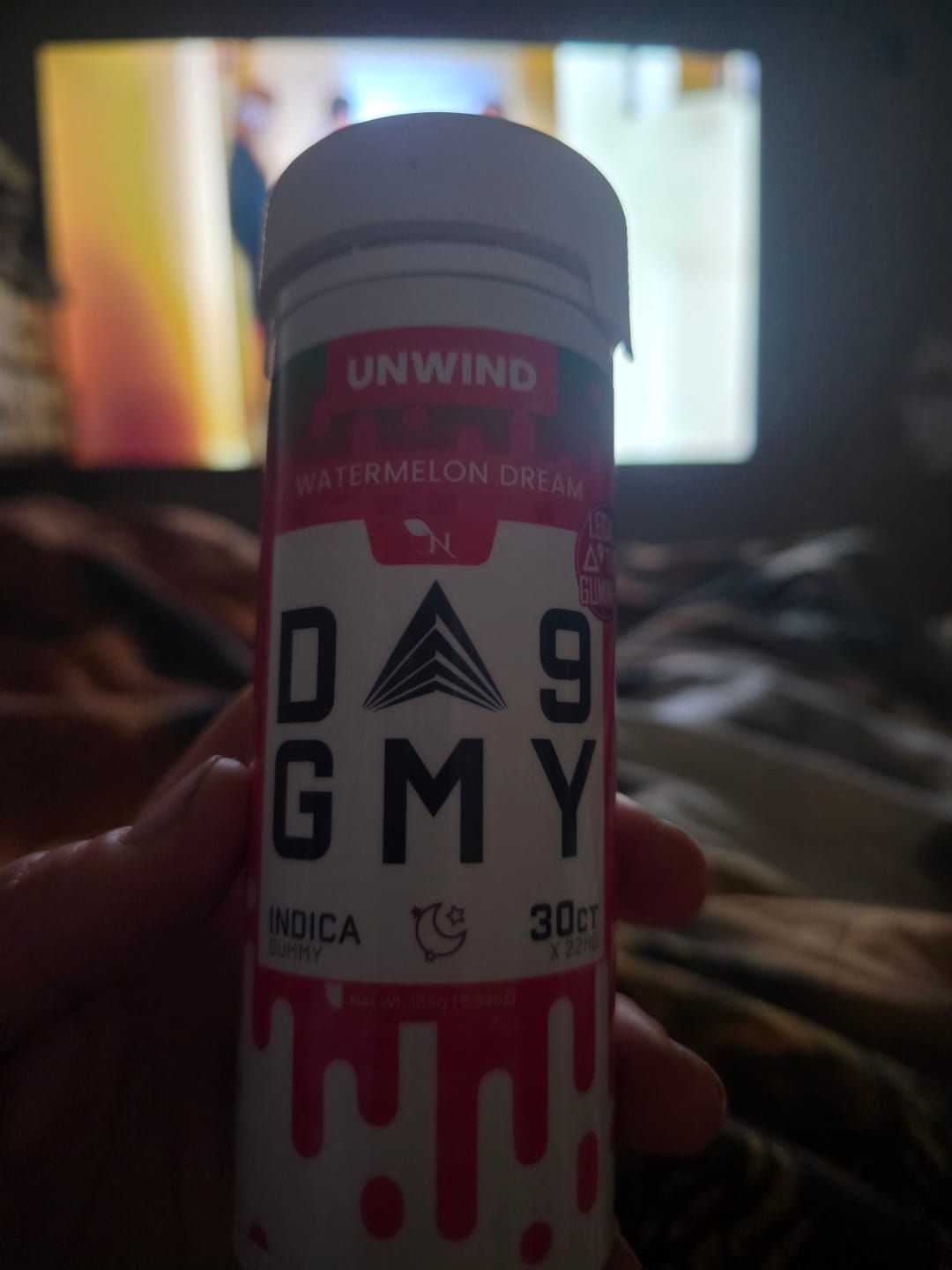 Customer photo review of DELTA 9 GUMMIES   - 30CT Melonhead 810mg (15mg ea.) – INDICA