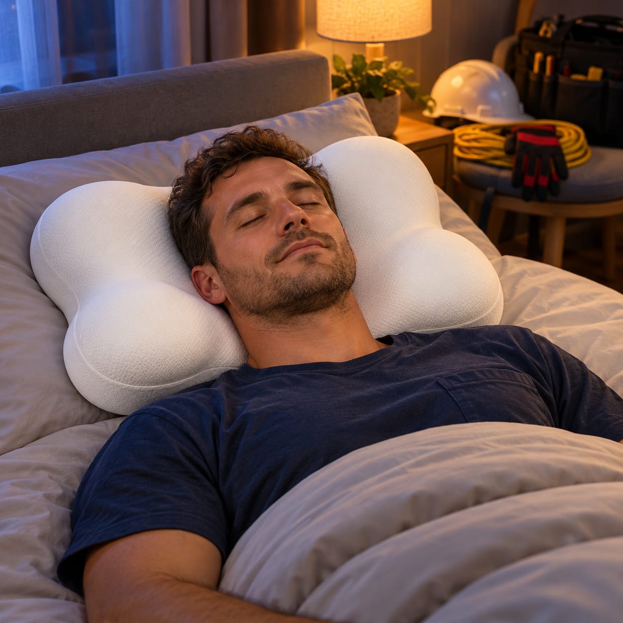 Customer photo review of KumoContour™ Pillow