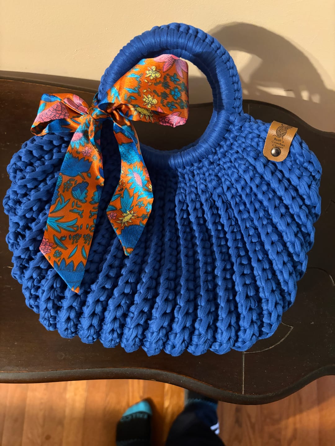 Customer photo review of CrochetPark™ Shell crochet Handbag DIY Kit