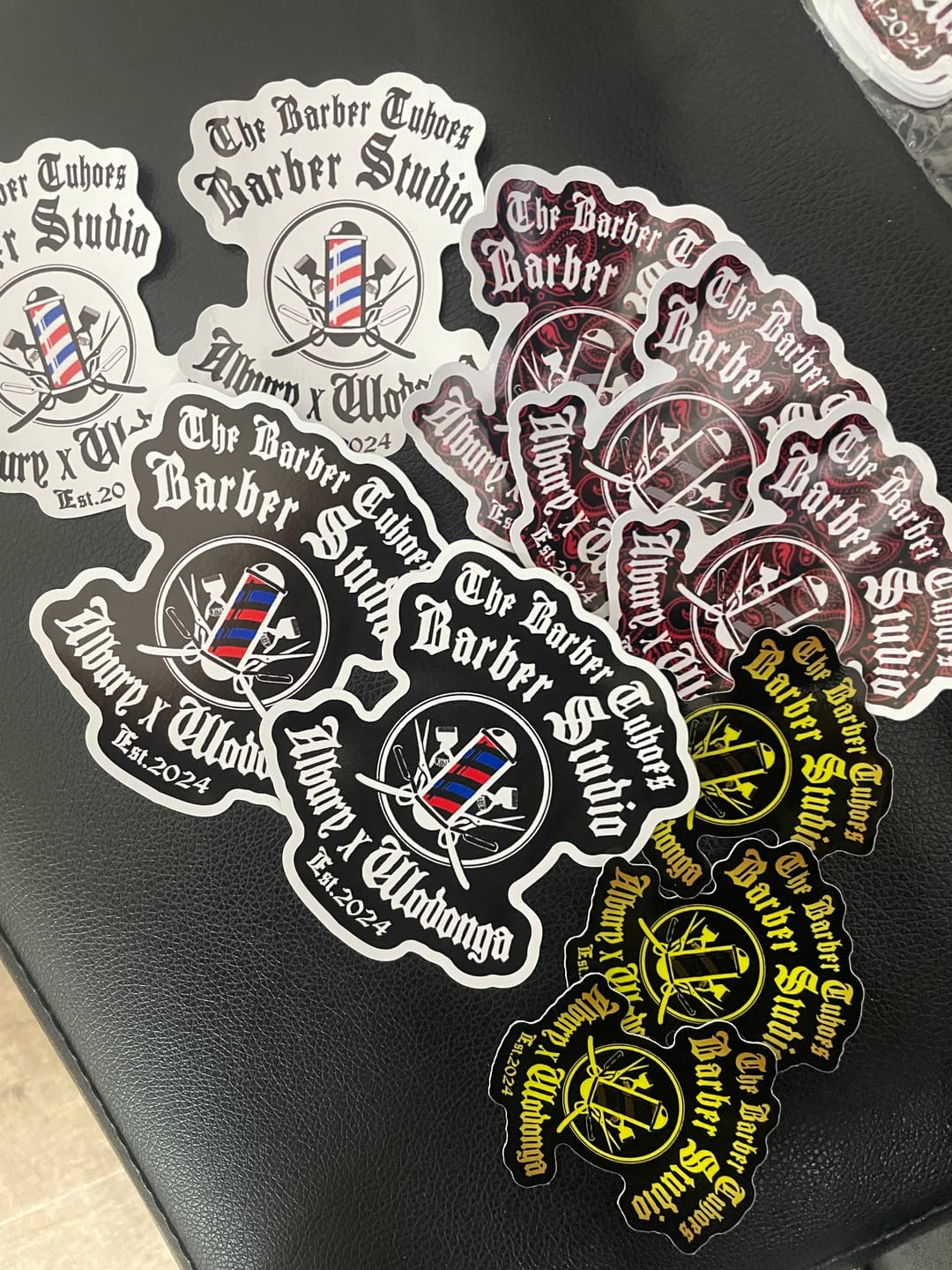 Customer photo review of Custom Die Cut Stickers