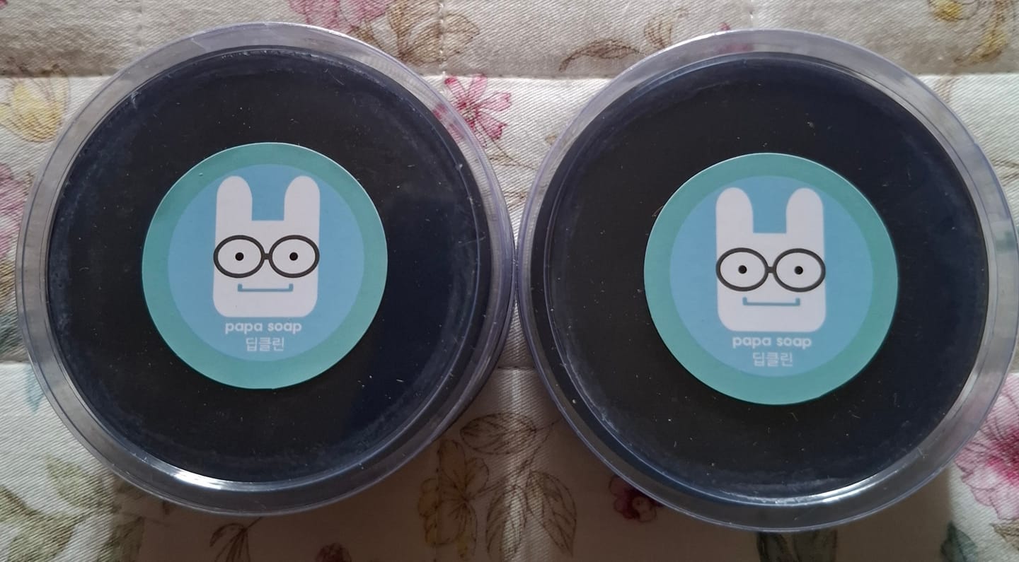 Customer photo review of papasoap Deep Clean Blemish-Care Bar 100g