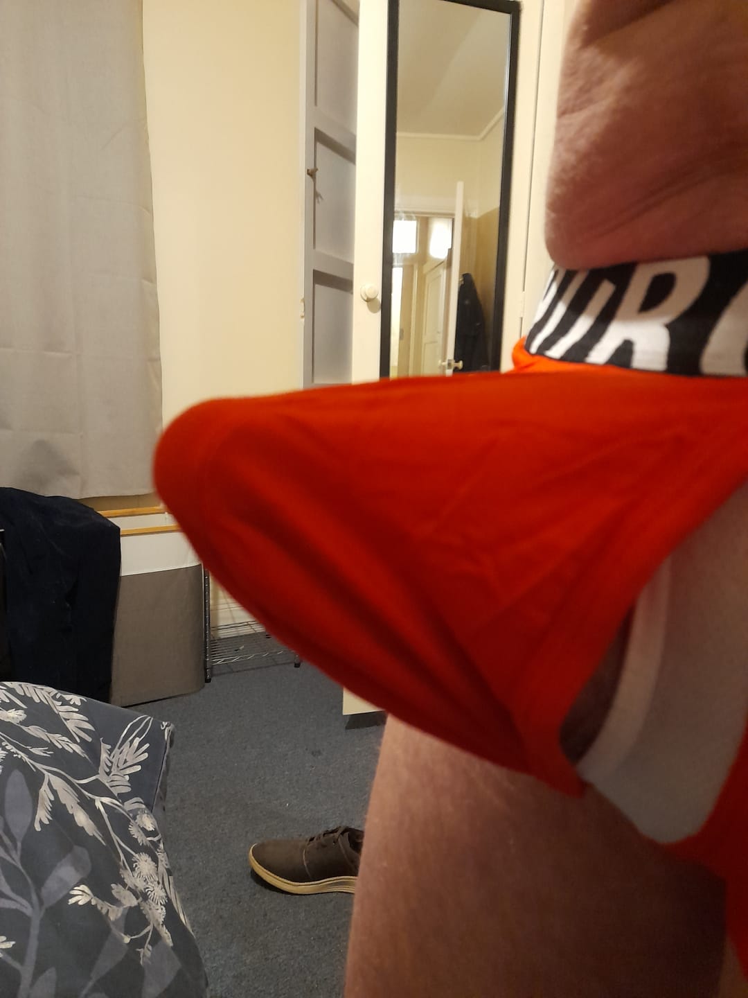Customer photo review of 2 Pack Men's Separated Pouch Side Vent Design Trunks
