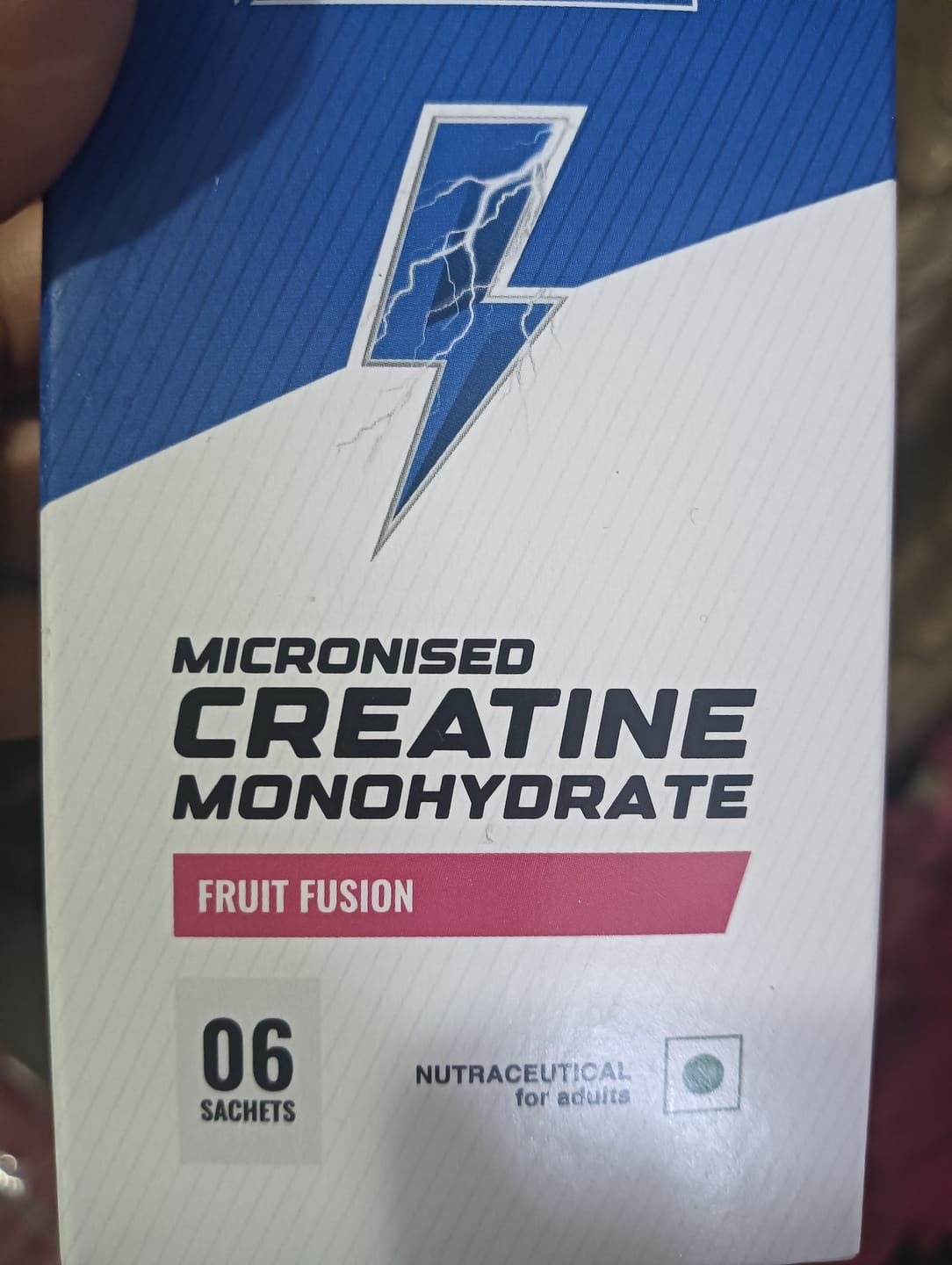 Customer photo review of Wellcore - Pure Micronised Creatine Monohydrate | Fruit Fusion (6 Sachets)