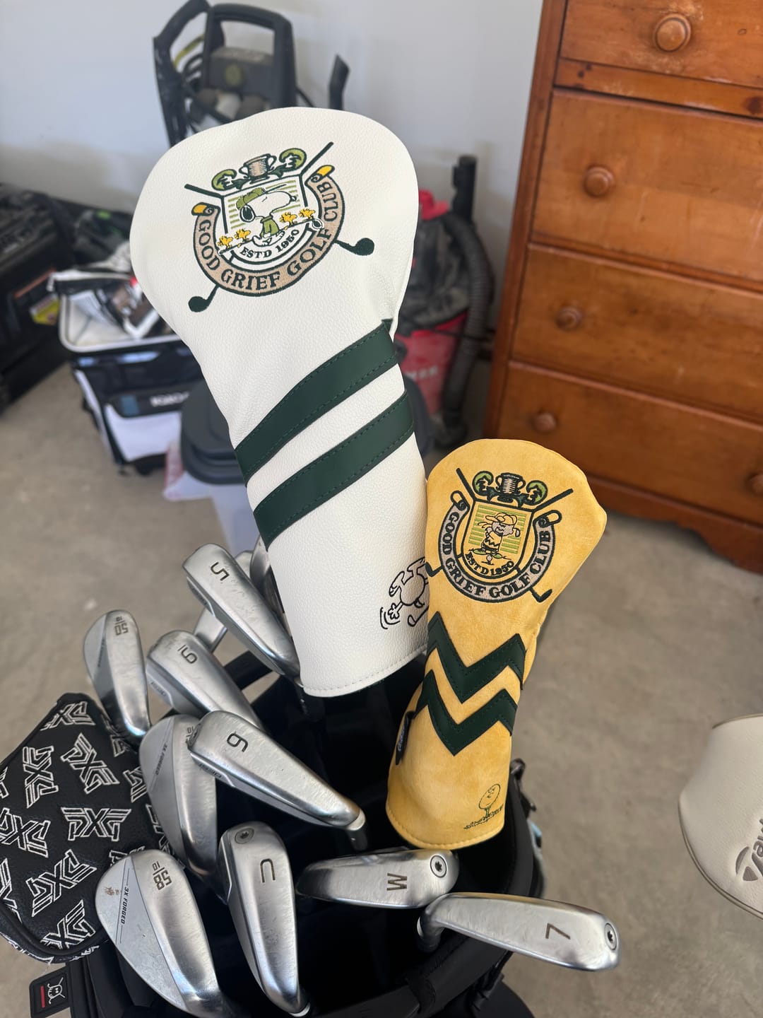 Customer photo review of Peanuts Clubhouse Headcover