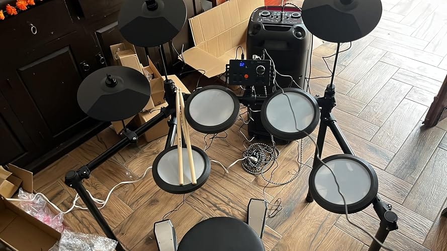 Customer photo review of Donner DED-70 Kit Batería Eléctrica Para Niños