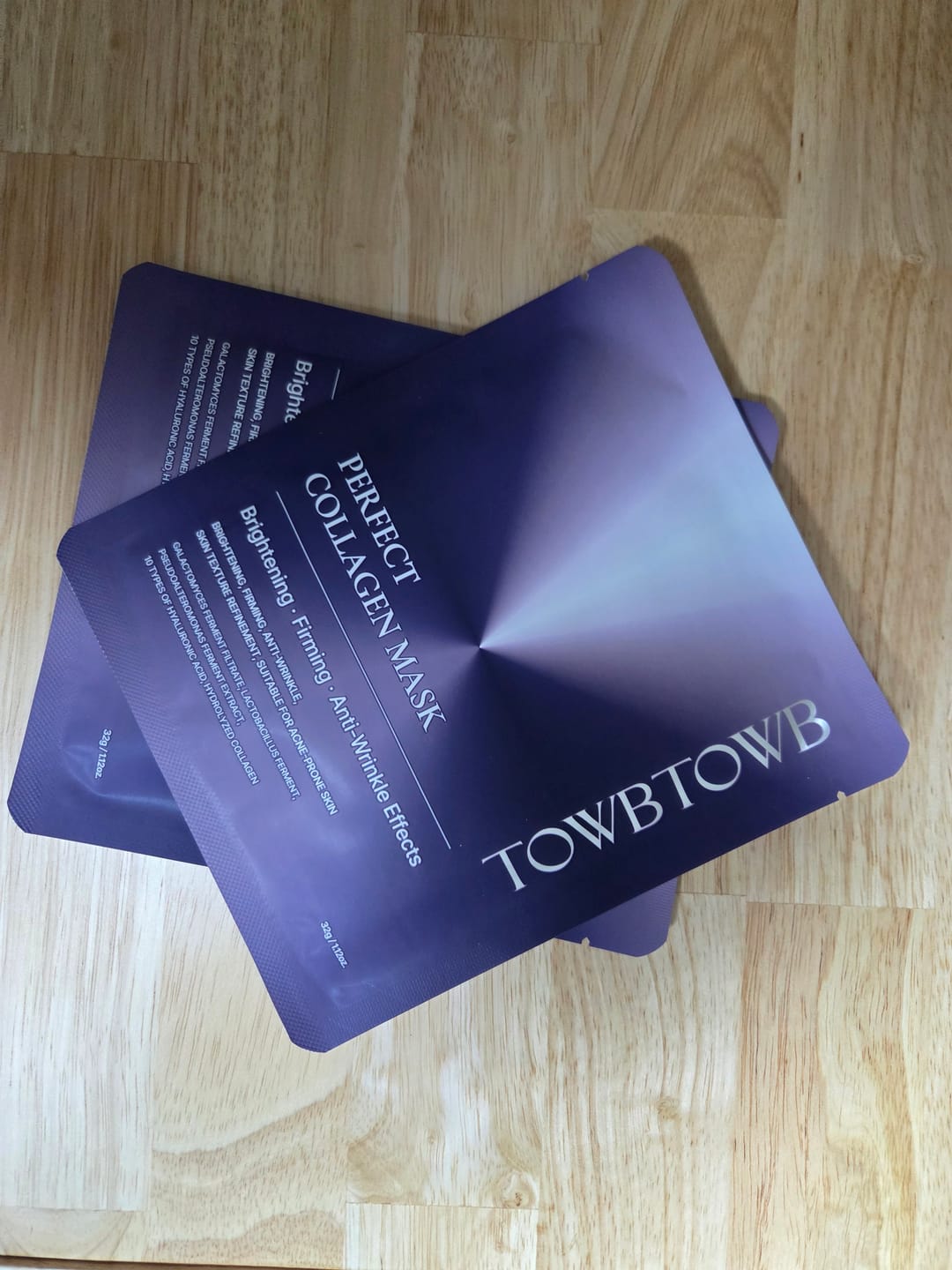 Customer photo review of TOWBTOWB Perfect Collagen Mask 32g
