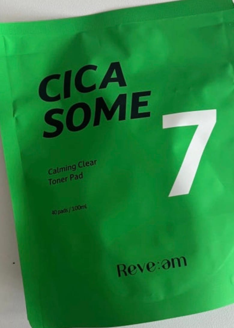 Customer photo review of Reve:am Cicasome Calming Clear Toner Pad 80 Pads