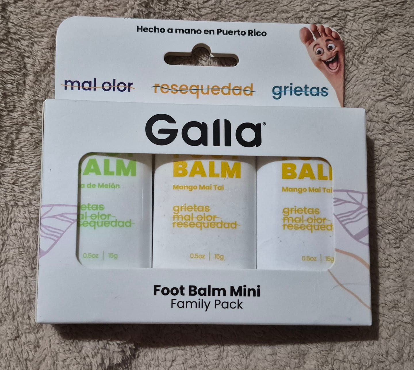 Customer photo review of Foot Balm